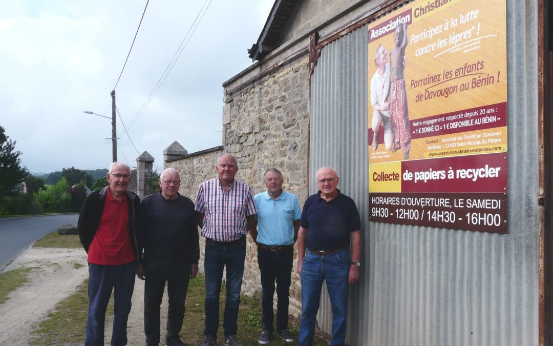 Un nouveau local pour la collecte de papier à Plouguenast