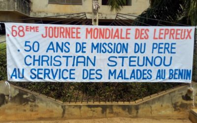 Le Père Christian STEUNOU  50 ans de lutte contre les lèpres au Bénin