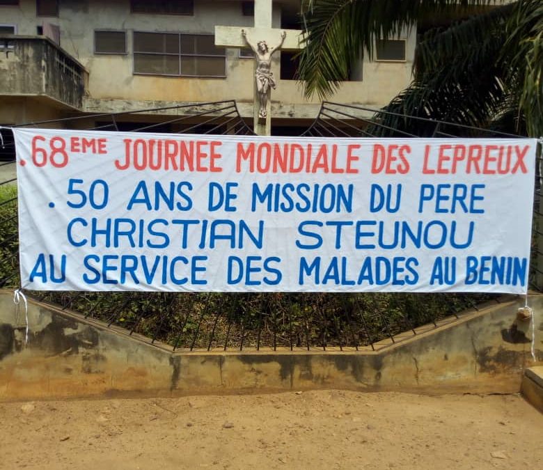 Le Père Christian STEUNOU  50 ans de lutte contre les lèpres au Bénin